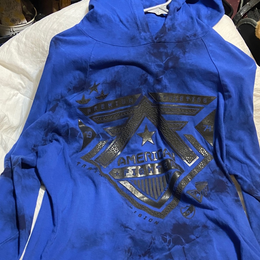 American Fighter Royal Blue Kids Hoodie
